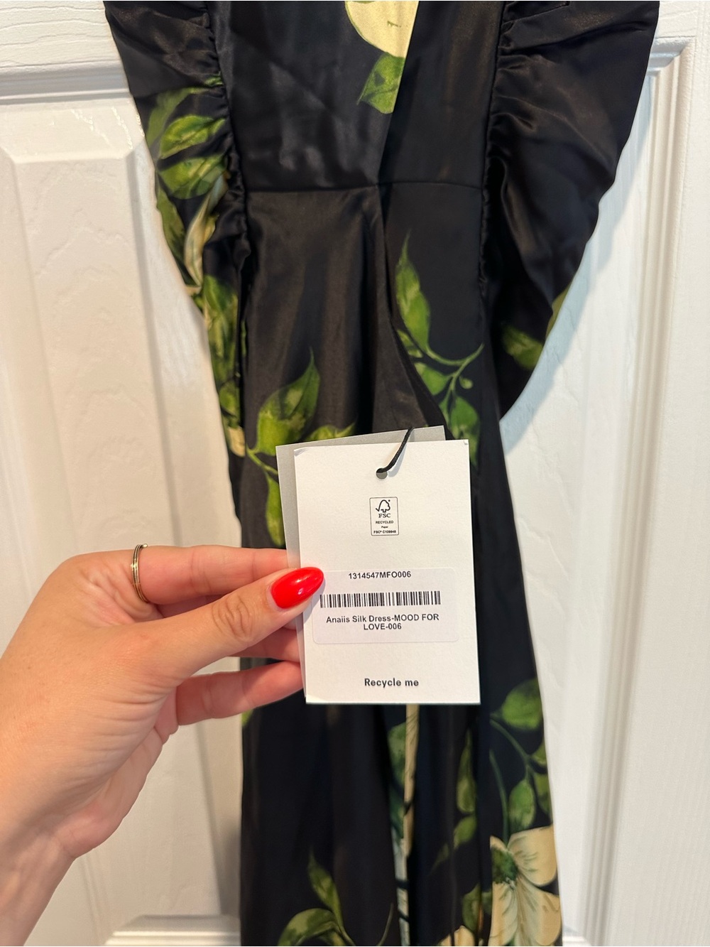Reformation Anaiis Silk Dress - Picture 5 of 6